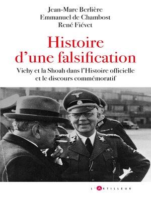 cover image of Histoire d'une falsification